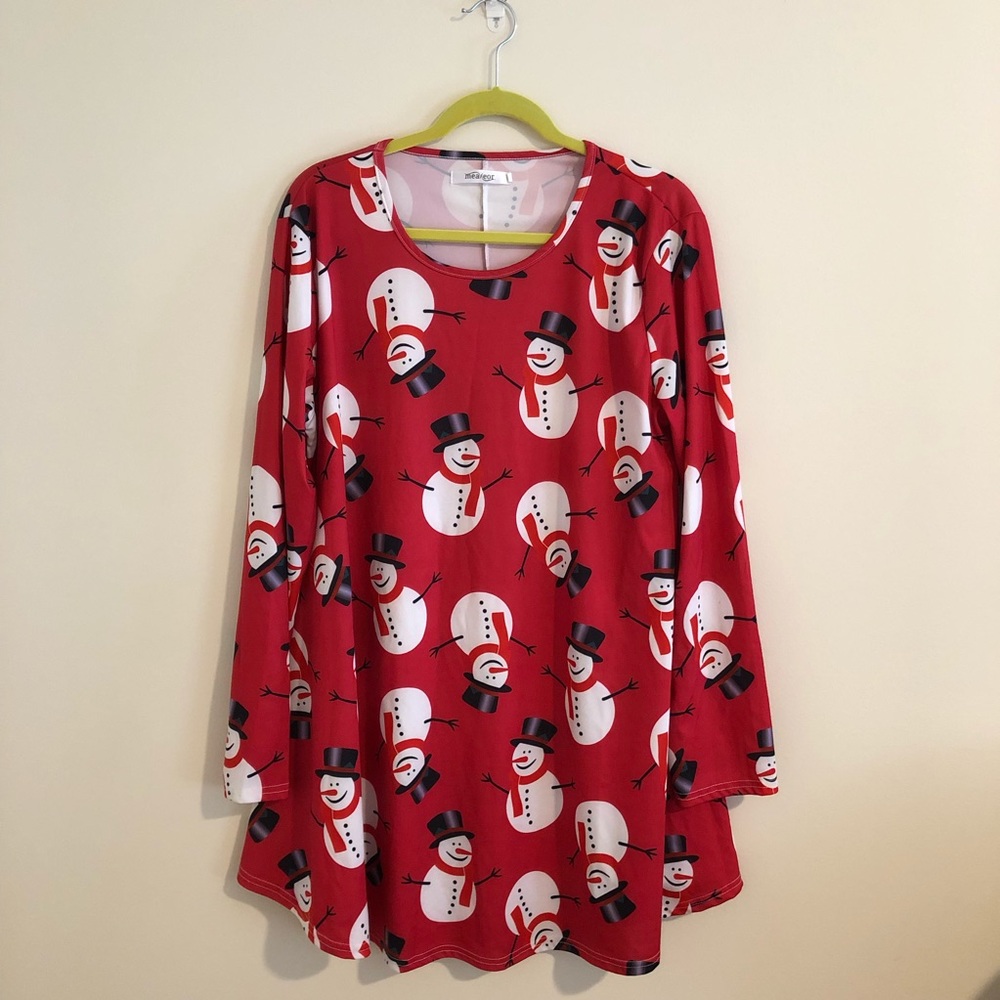 👑FINAL PRICE—Snowman Tunic/Dress👑
